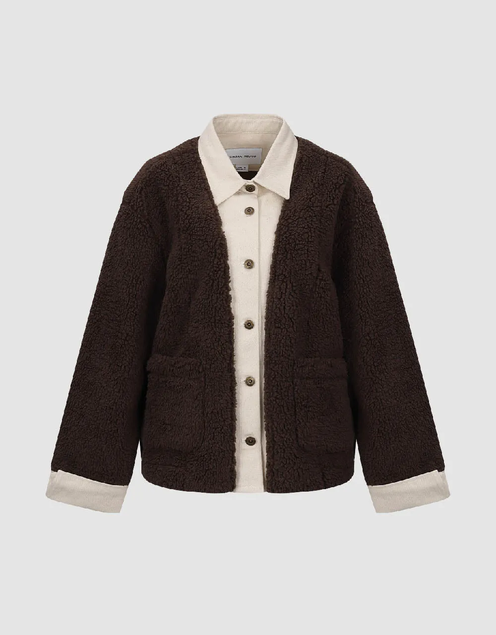 2 In 1 Furry Denim Jacket