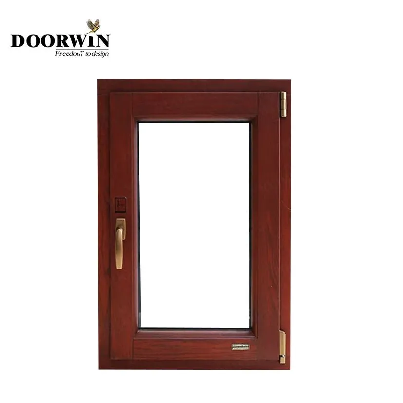 2022 good quality  2 panel sliding wood Aluminum tilt and sliding door by Doorwin