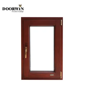 2022 good quality  2 panel sliding wood Aluminum tilt and sliding door by Doorwin