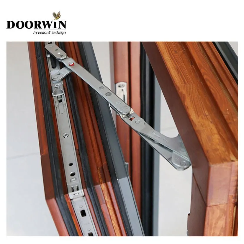 2022 good quality  2 panel sliding wood Aluminum tilt and sliding door by Doorwin