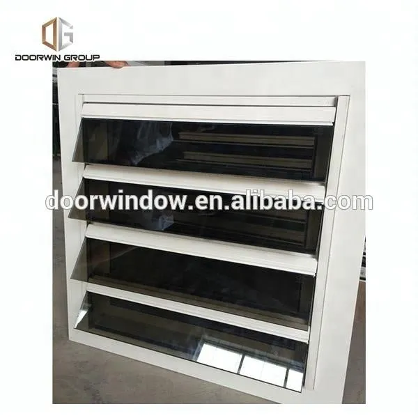 Aluminium Frame Fixed Glass Louvre by Doorwin on Alibaba