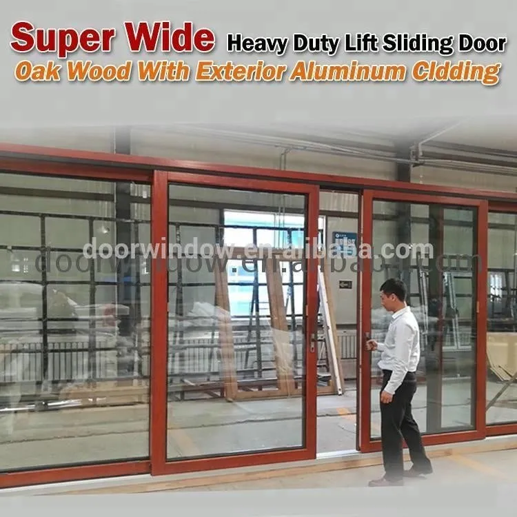 Aluminium framed glass sliding entry doors by Doorwin on Alibaba