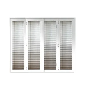 Aluminum interior hinge for folding door glass multi openning window and