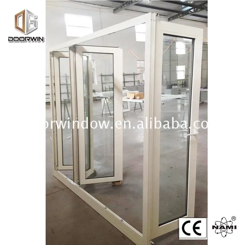 Aluminum interior hinge for folding door glass multi openning window and
