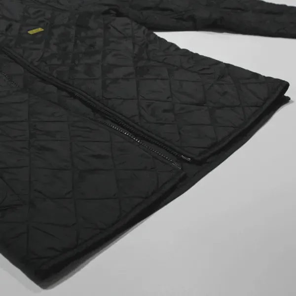 BARBOUR International Gear Quilt Insulated Jacket Black Nylon Quilted Mens S