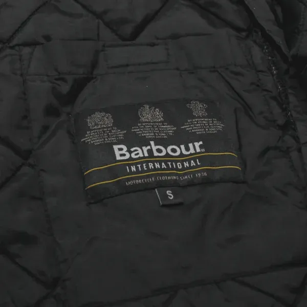 BARBOUR International Gear Quilt Insulated Jacket Black Nylon Quilted Mens S