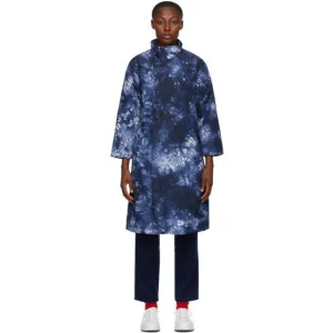 Blue Blue Japan Blue and White Kagozome Long Coat