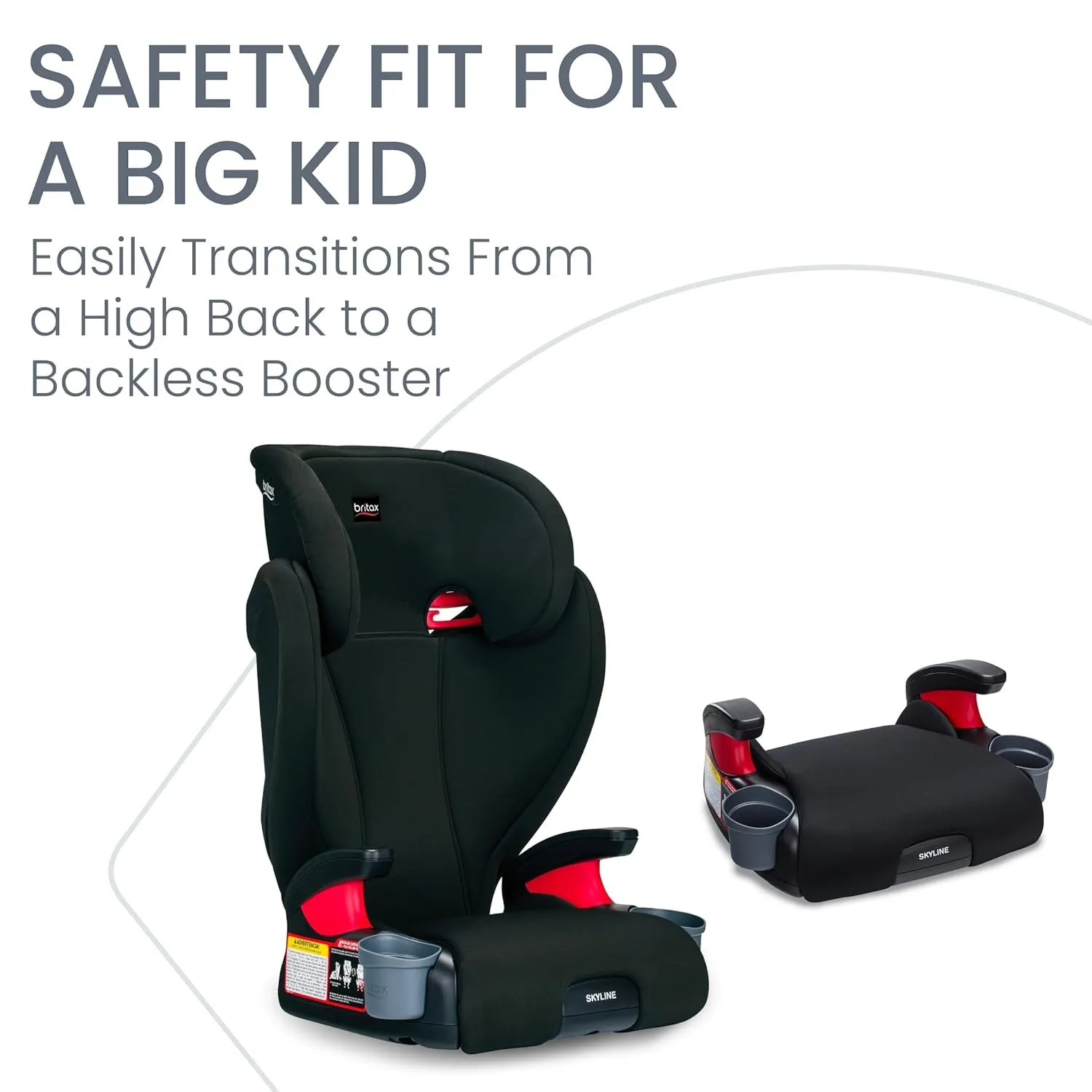 Britax Skyline 2-Stage Belt-Positioning Booster Car Seat - Dusk