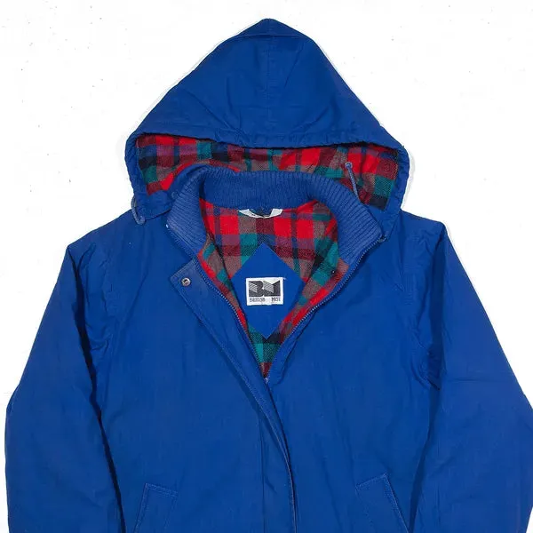 BRITISH MIST Insulated Blanket Lined Coat 80s Hooded Parka Womens XL