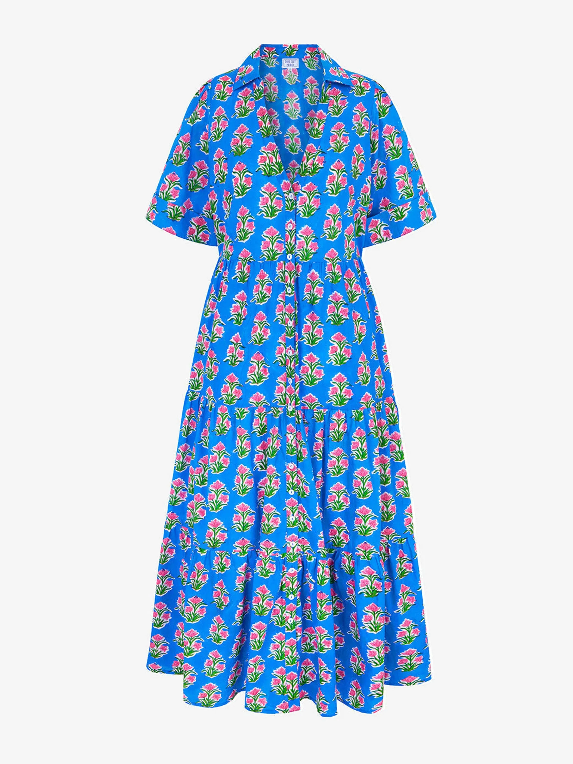 Cobalt tulip dawn dress