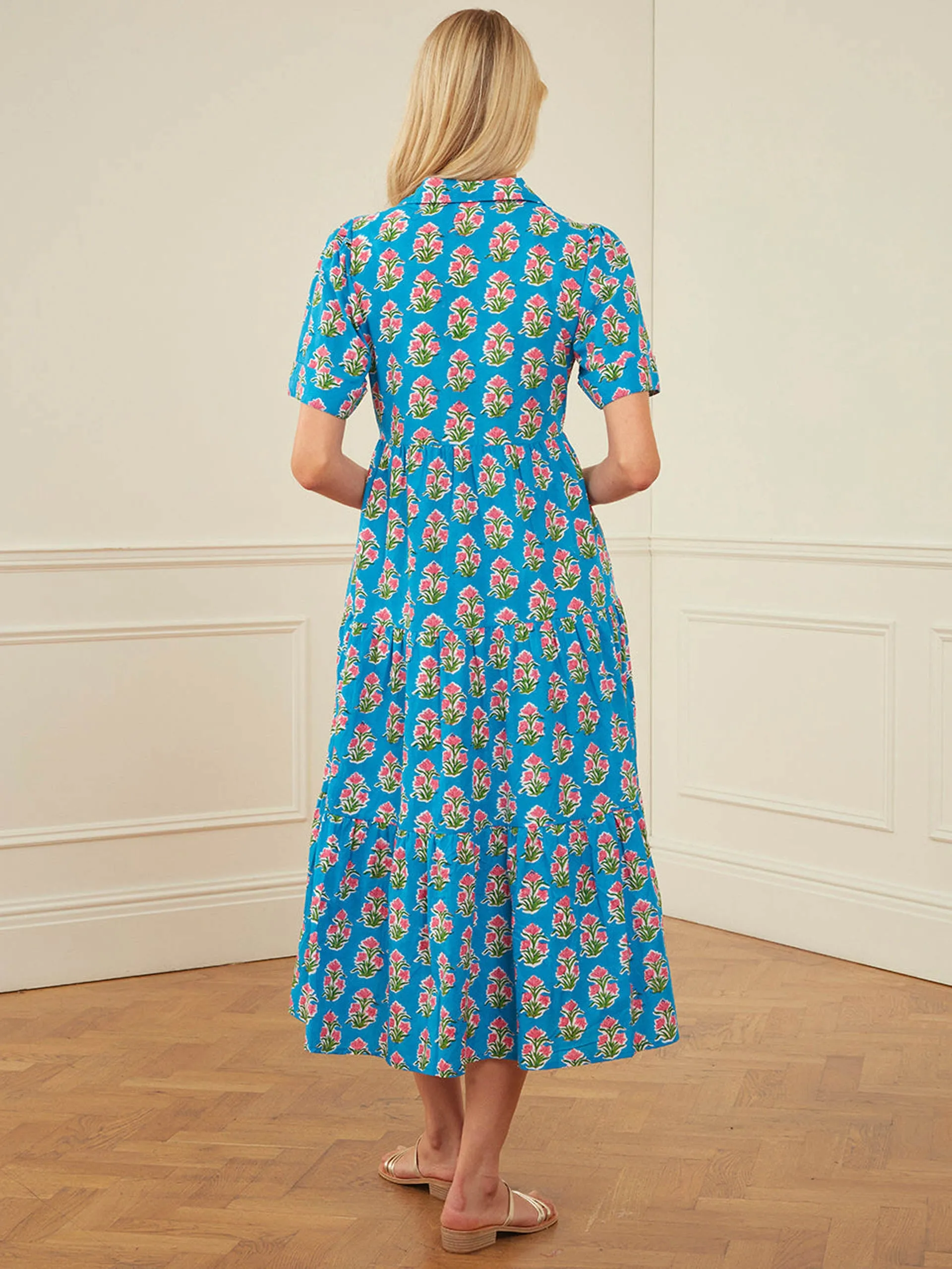 Cobalt tulip dawn dress