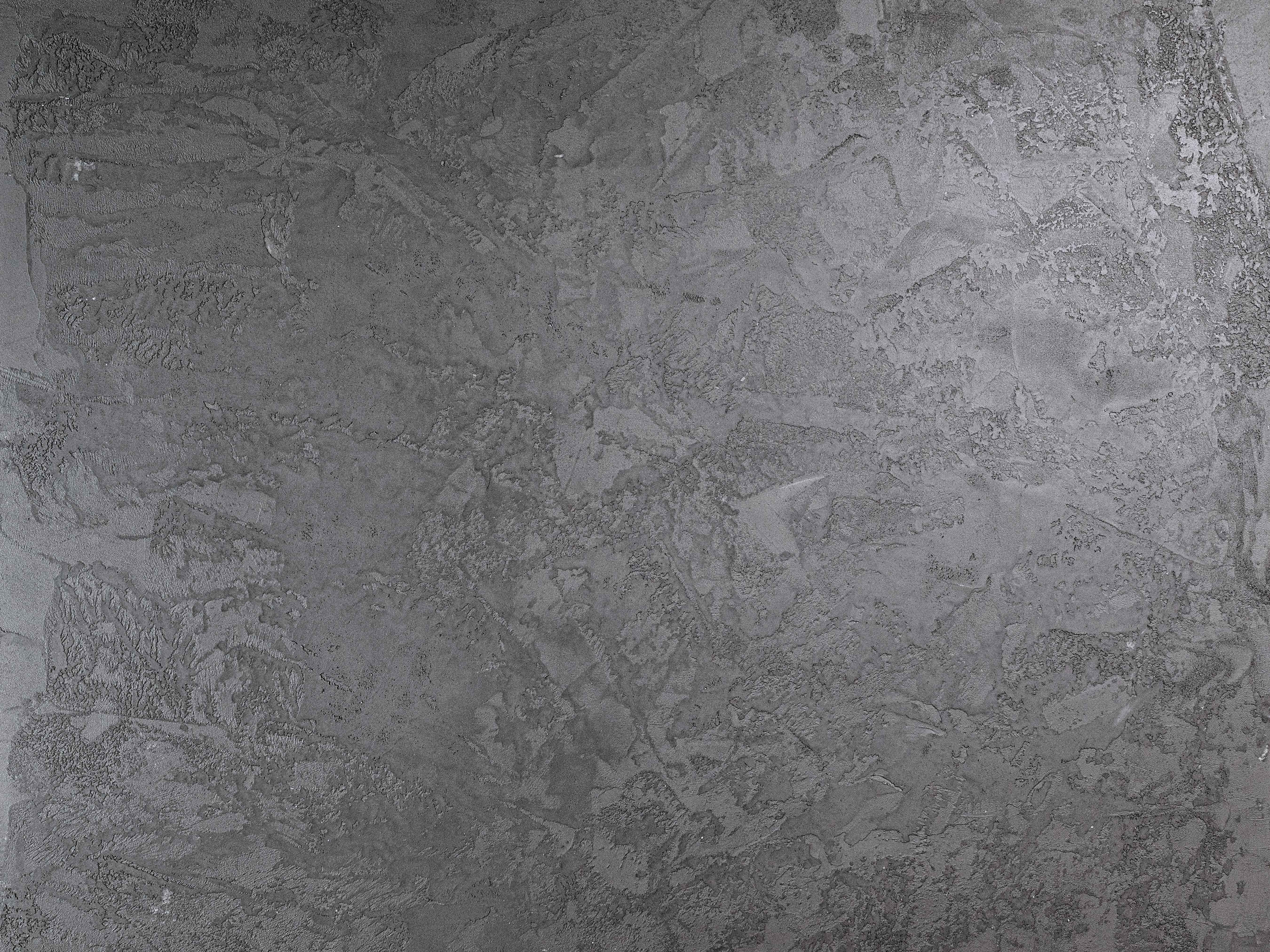 Concrete wall finish / Concrete effect plaster 20 kg- Anthracite - Complete kit with primer and final matt varnish