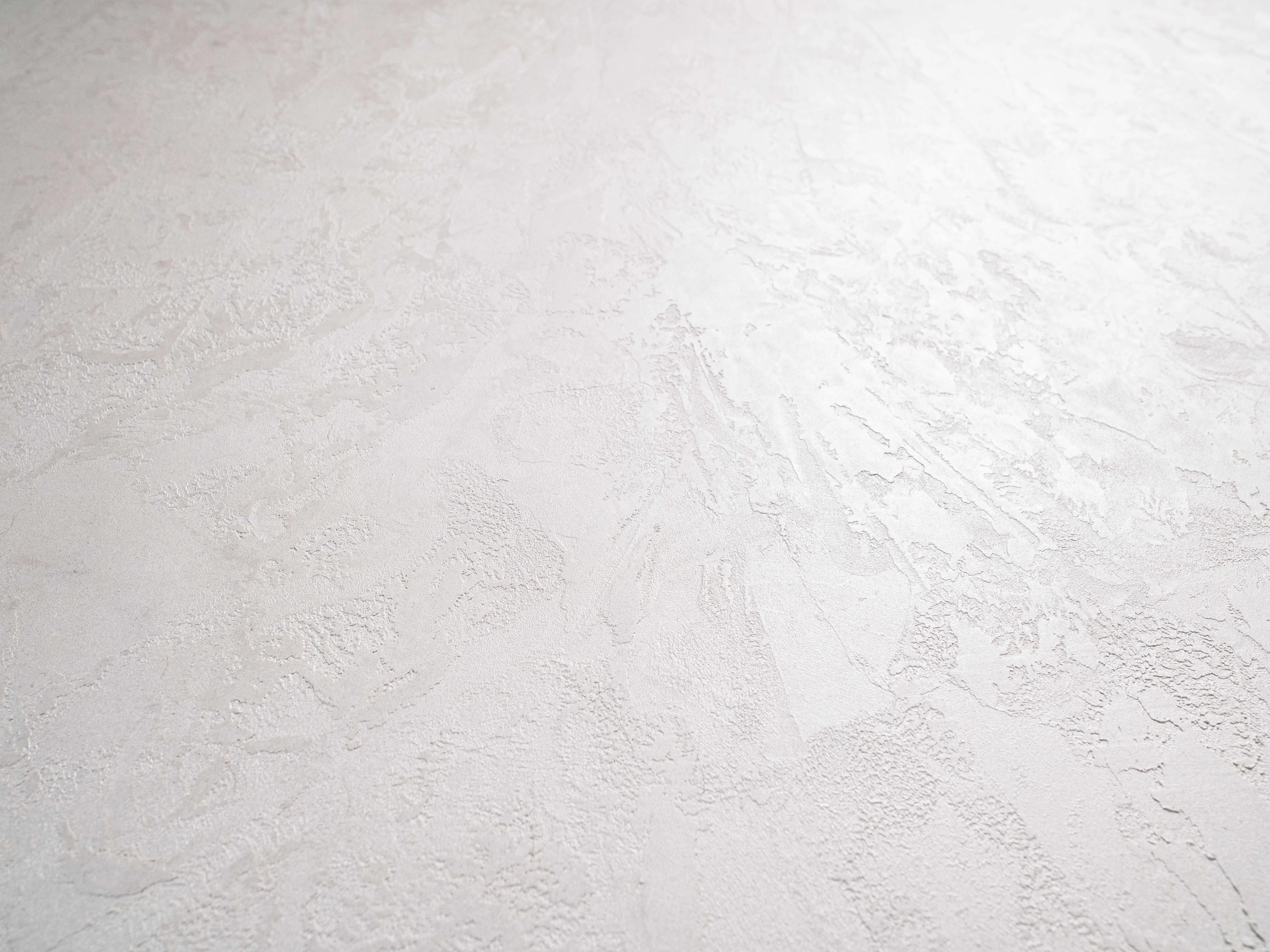 Concrete wall finish / Concrete effect plaster 20 kg - White - Complete kit with primer and glossy varnish