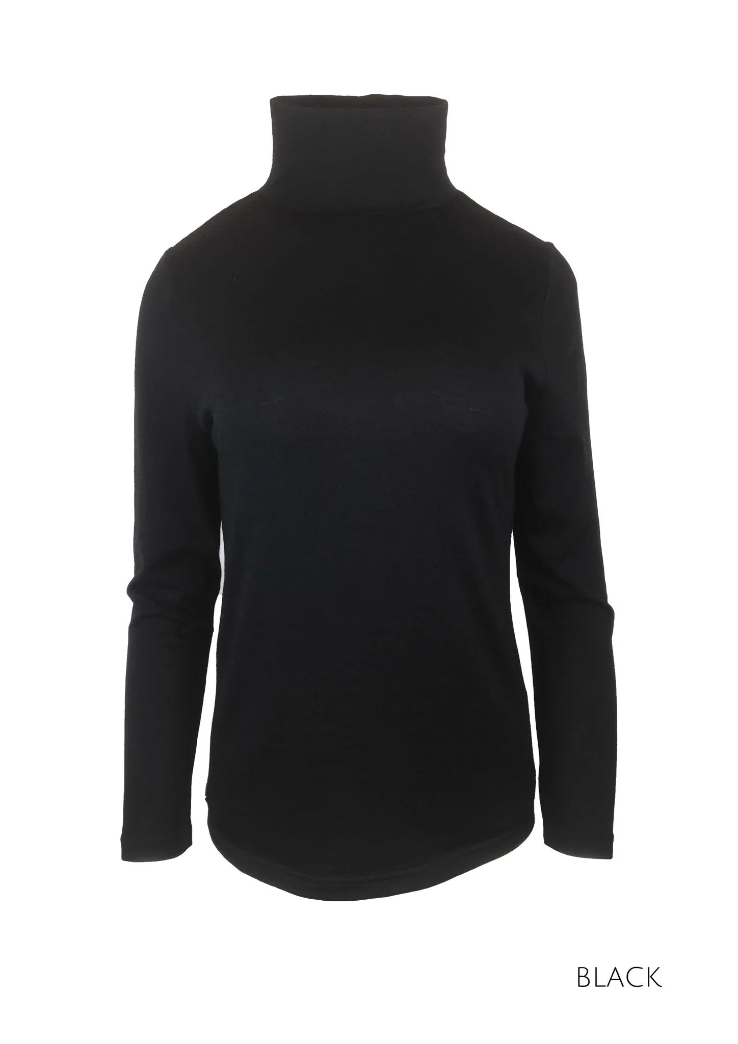 EBAS515.COLOUR.A-O MERINO ROLL NECK JUMPER