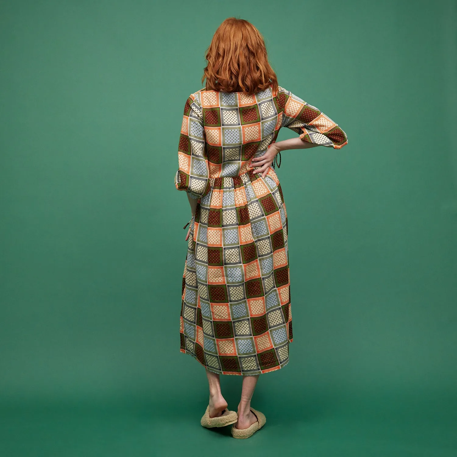 Gia 3/4 Sleeve Maxi Dress
