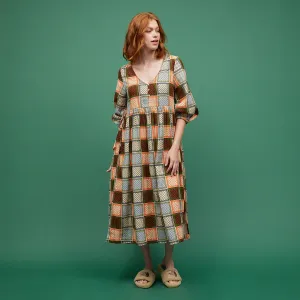 Gia 3/4 Sleeve Maxi Dress