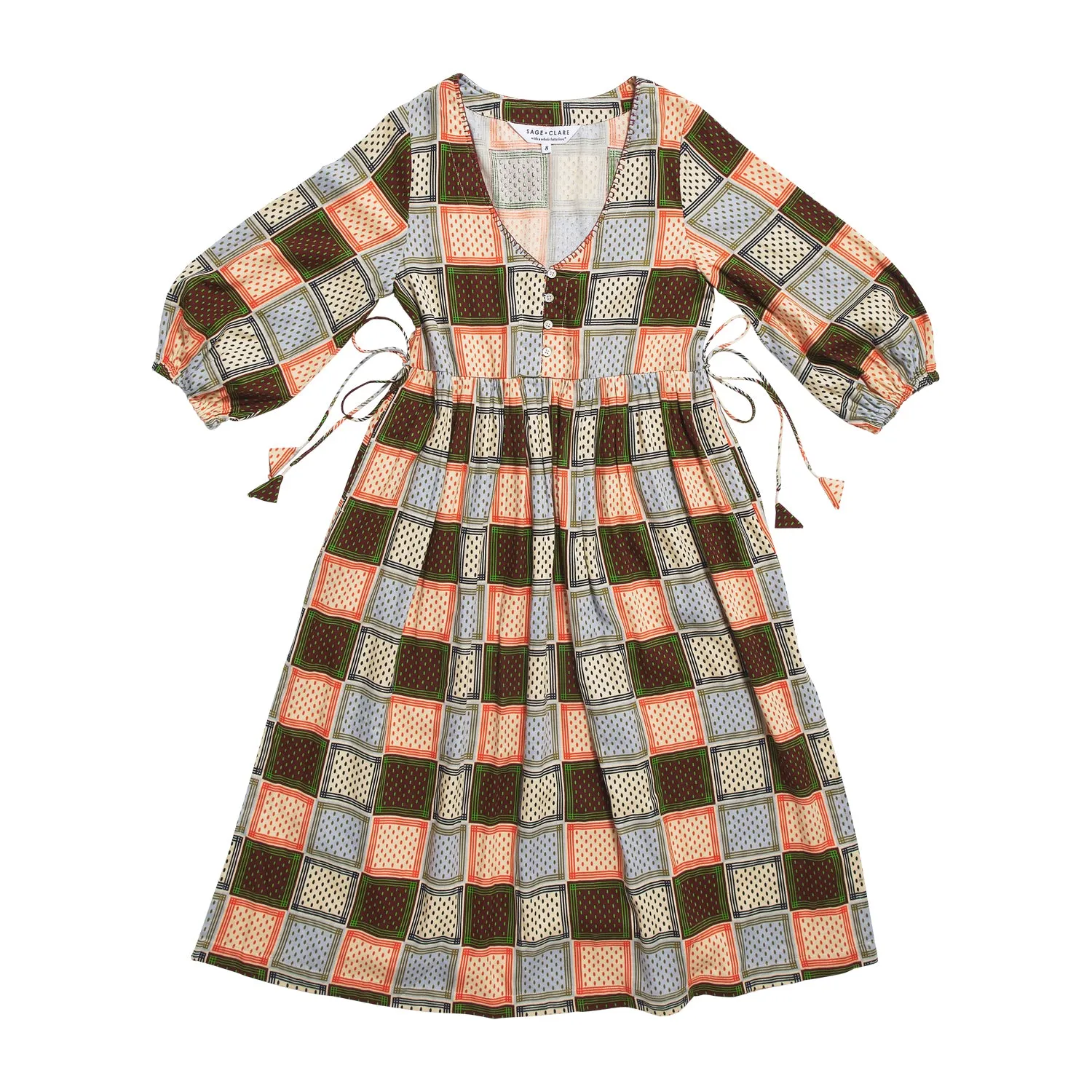 Gia 3/4 Sleeve Maxi Dress