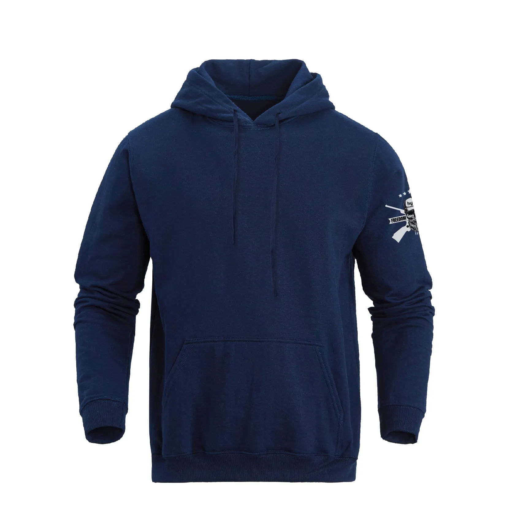IT'S WHAT IT IS  SKULL COTTON GRAPHIC  HOODIE