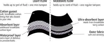 Juju - Period Underwear - Bikini Brief - Moderate Flow (XL - Extra Large)