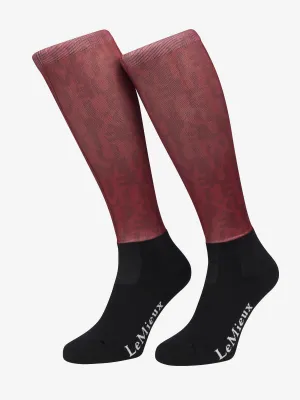 LeMieux Footsie Adult Socks Casey Ember