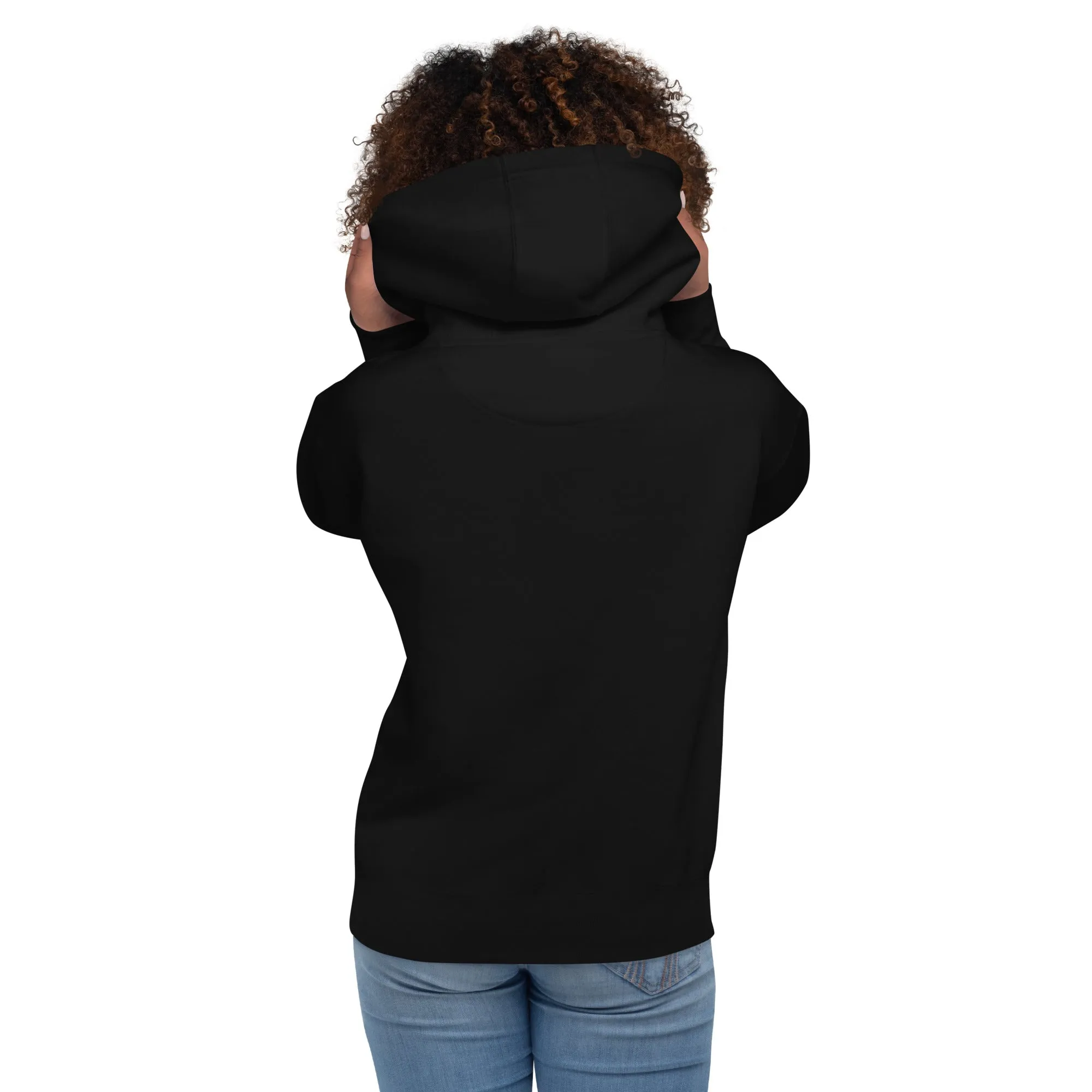 Logo - Red - Black Unisex Hoodie