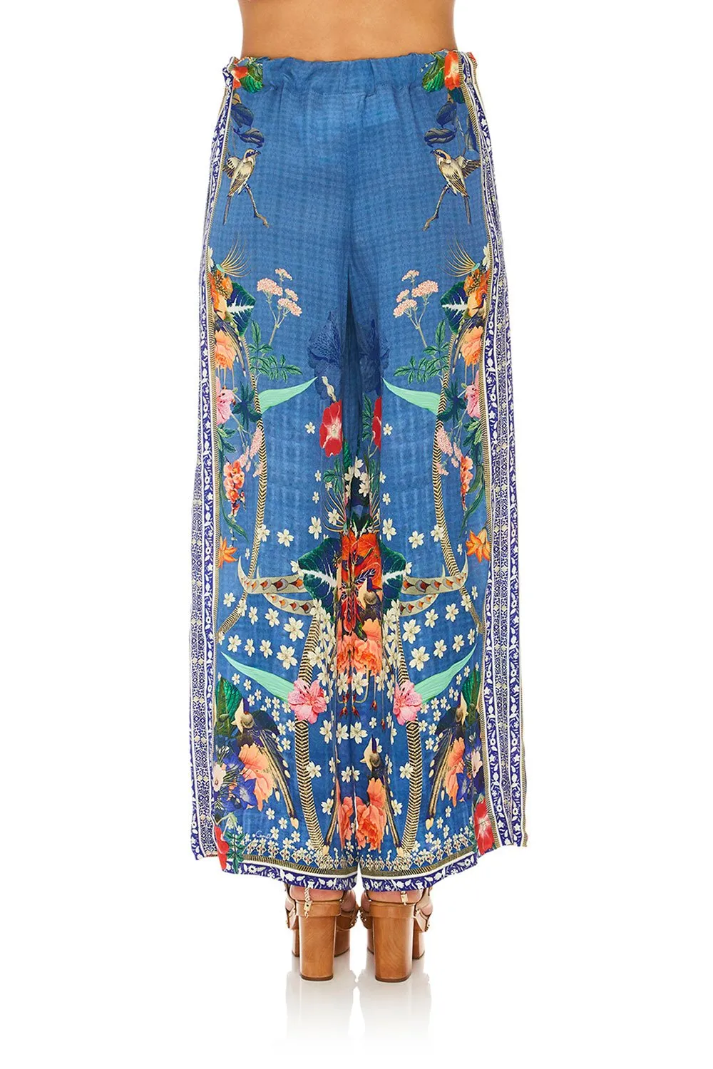 Lounge Trouser W/ Tie Waist- Faraway Floral