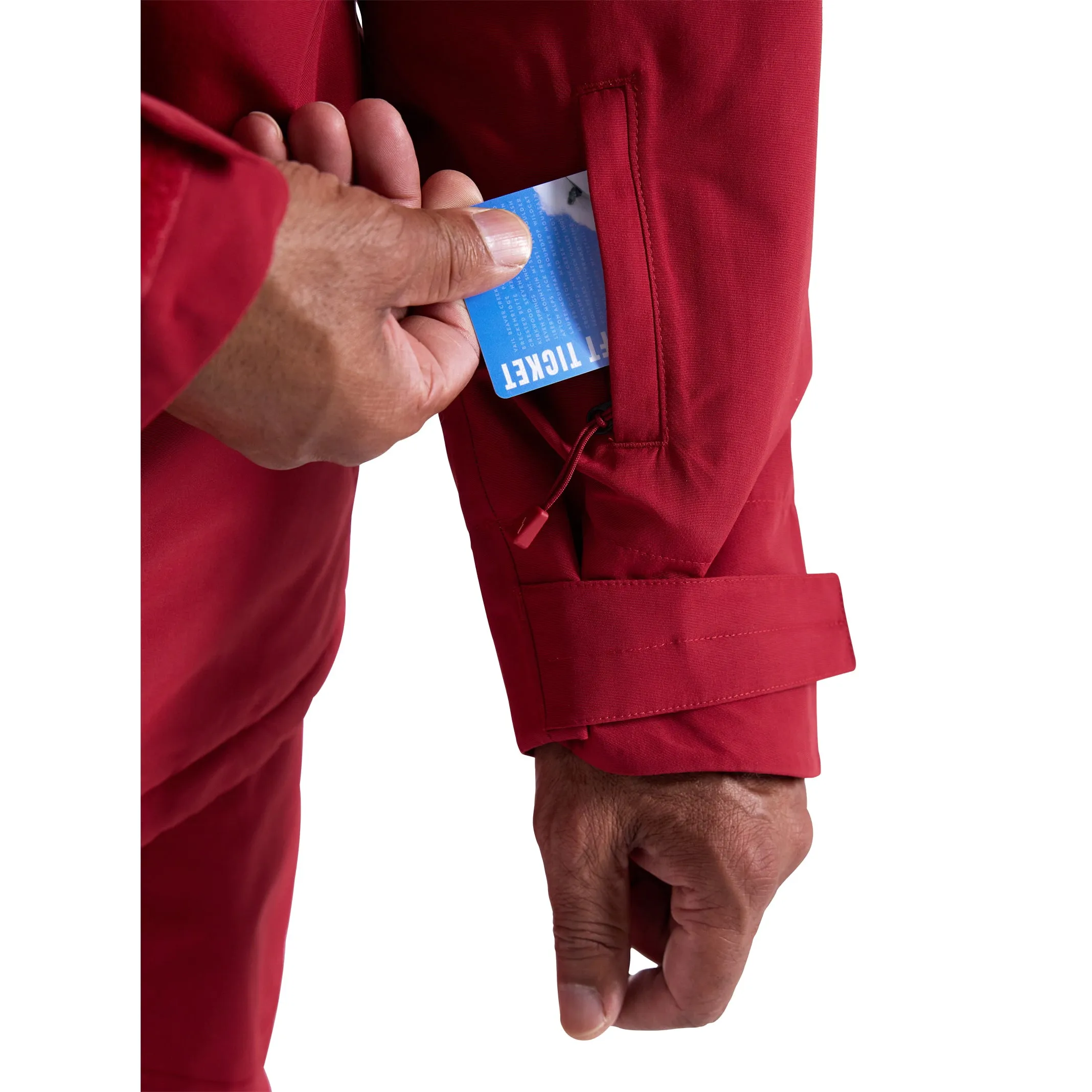 M COVERT 2.0 JACKET DEEP RED