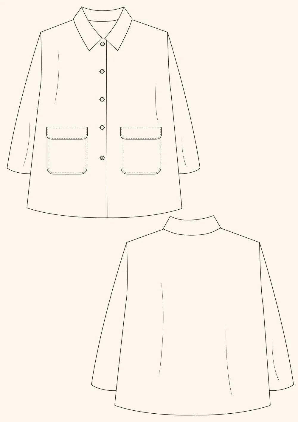PDF Pattern - Potters Jacket | The Modern Sewing Co.