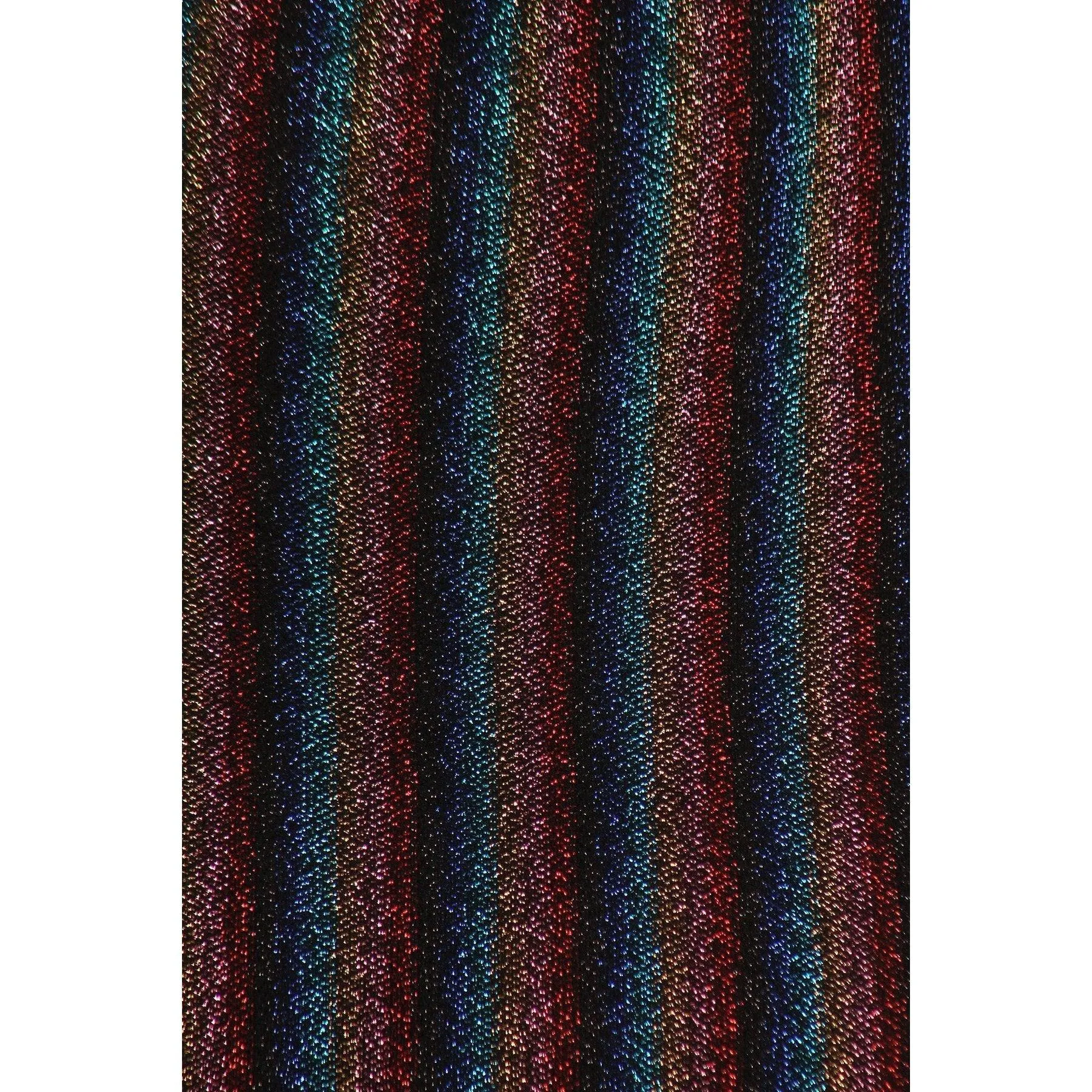 Plus Size Rainbow Striped Sleeveless Short Dress