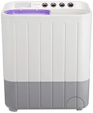 Samsung 6.5 kg Semi-Automatic Top Loading Washing Machine (WT655QPNDRP, White and Purple)