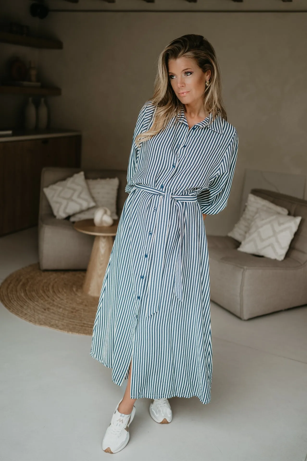 Secco dress I Striped Blue