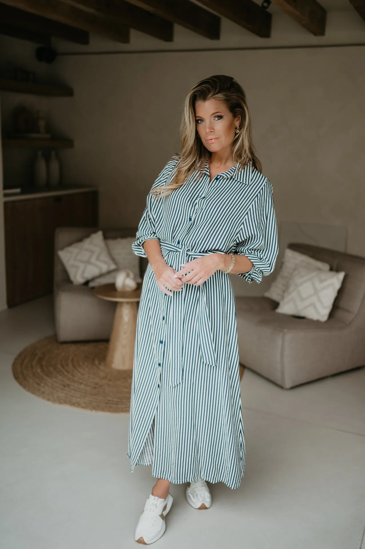 Secco dress I Striped Blue