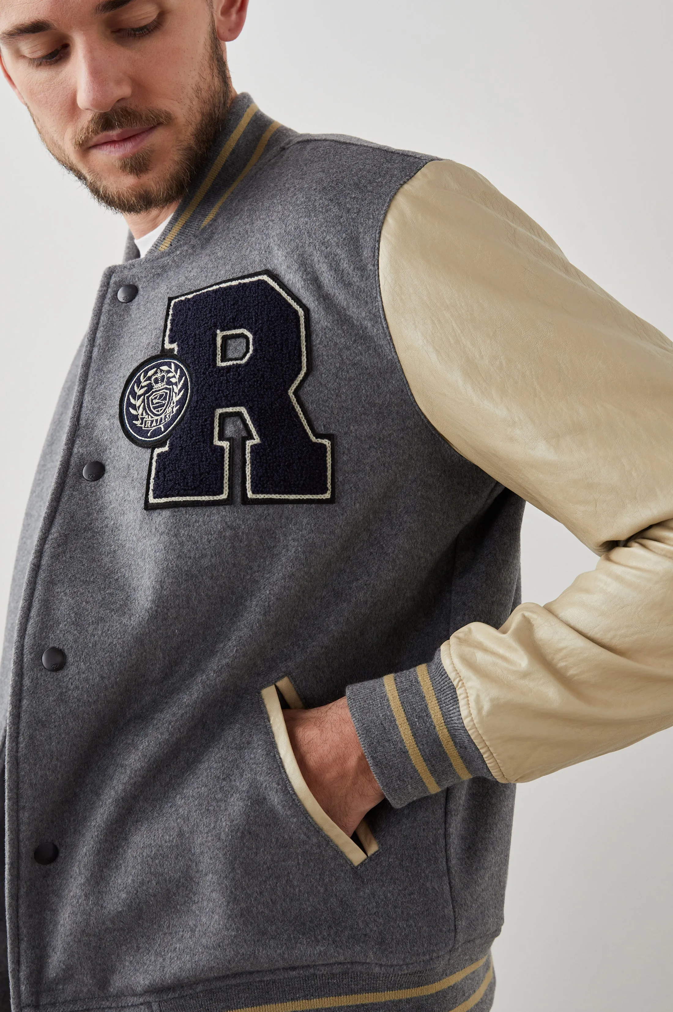 STANLEY JACKET - HEATHER GREY DUNE
