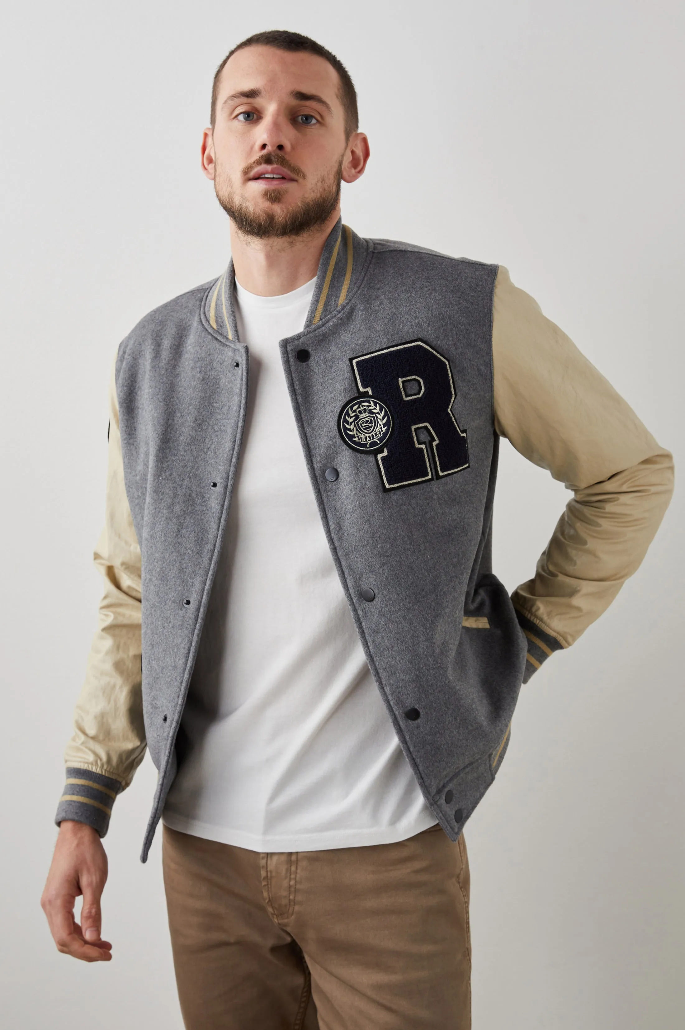 STANLEY JACKET - HEATHER GREY DUNE