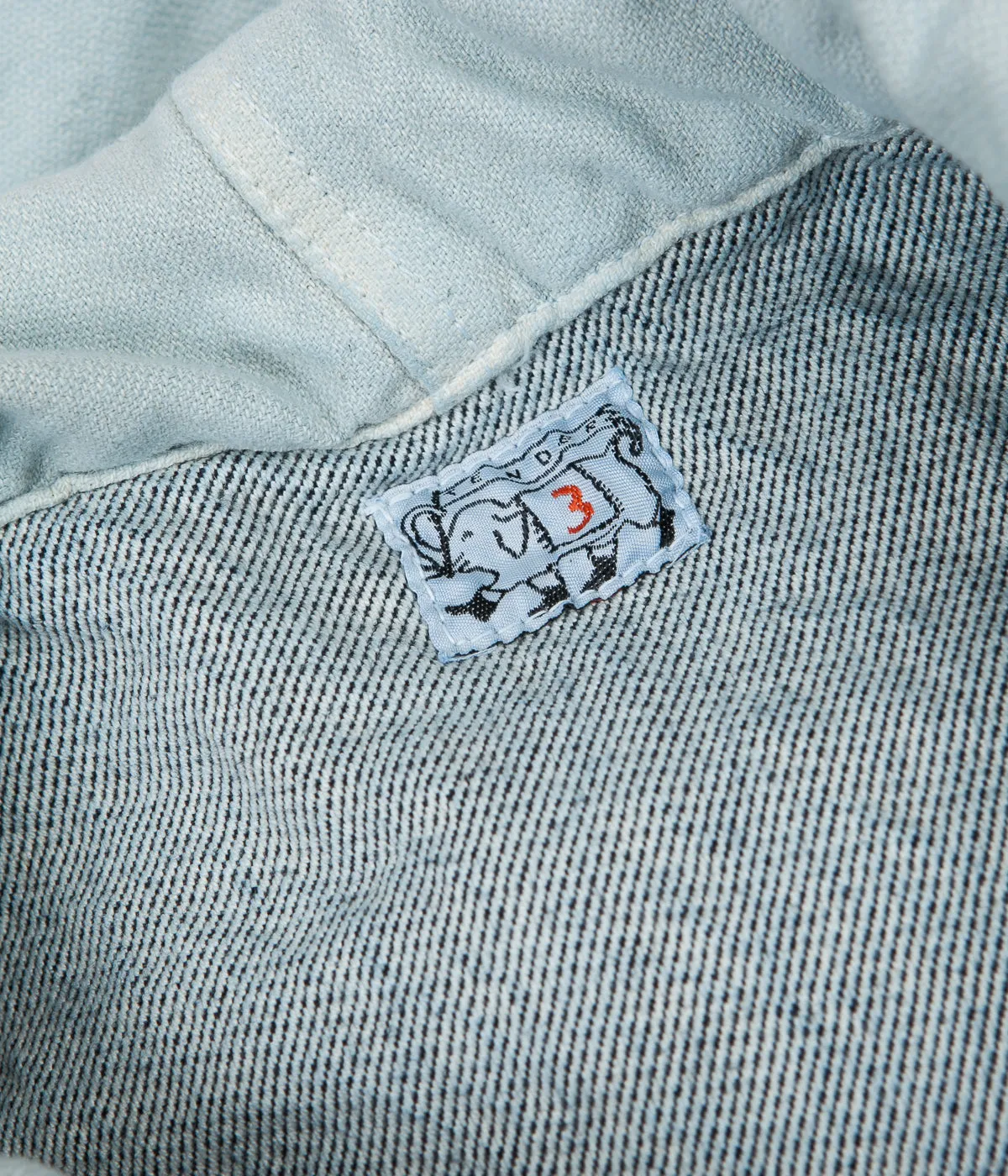 Tender Type 936 Hooded Shepherds Coat - 19oz Cross Weave Denim Rinse Wash