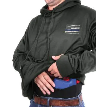 Thin Blue Line Concealed Carry Hoodie