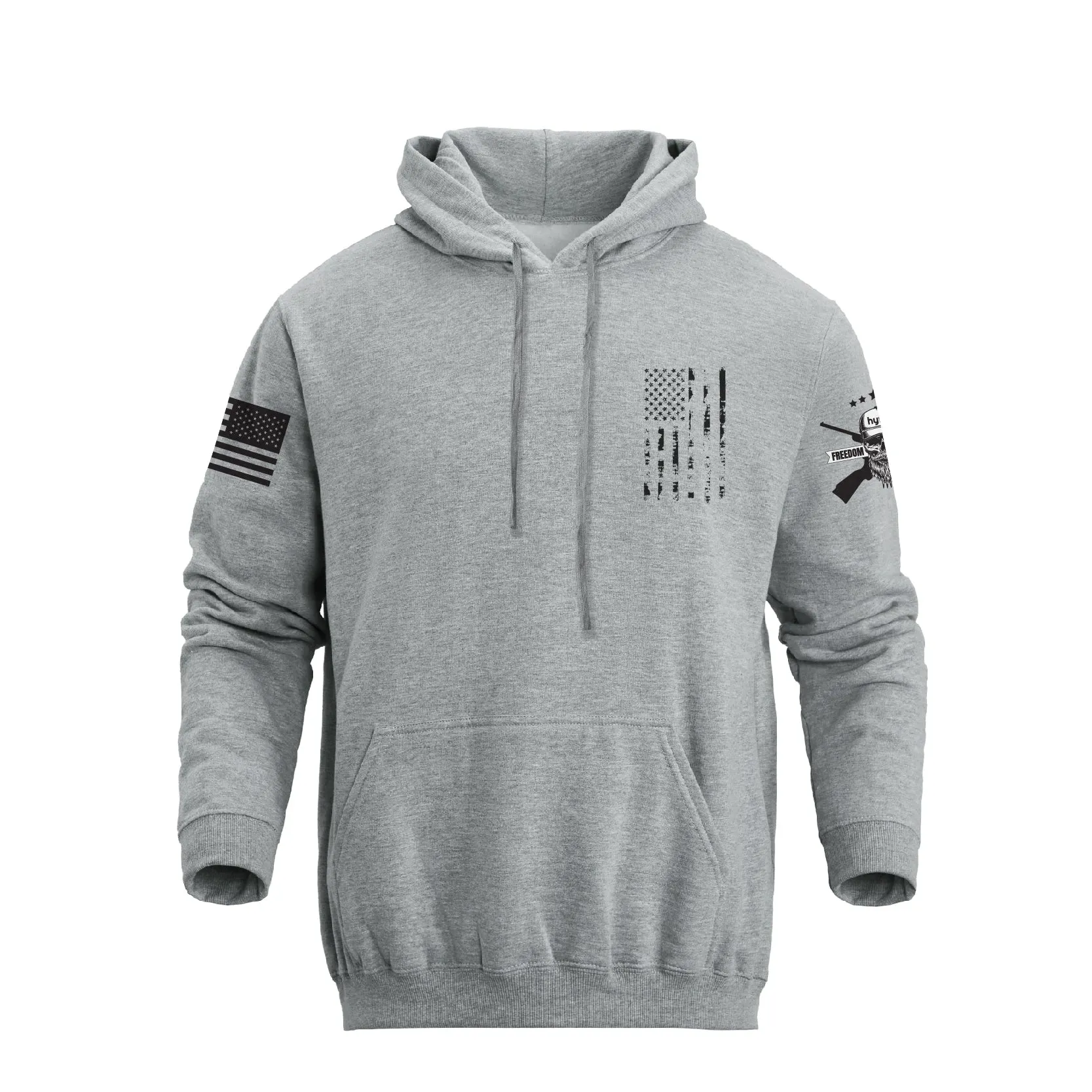 USA FLAG  COTTON GRAPHIC POCKET HOODIE